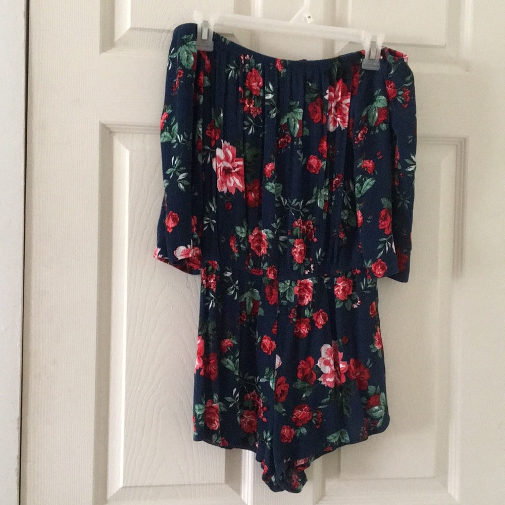 Floral romper.